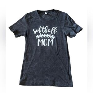 Bella Canvas ‘Softball Mom’ Graphic Tee Small
